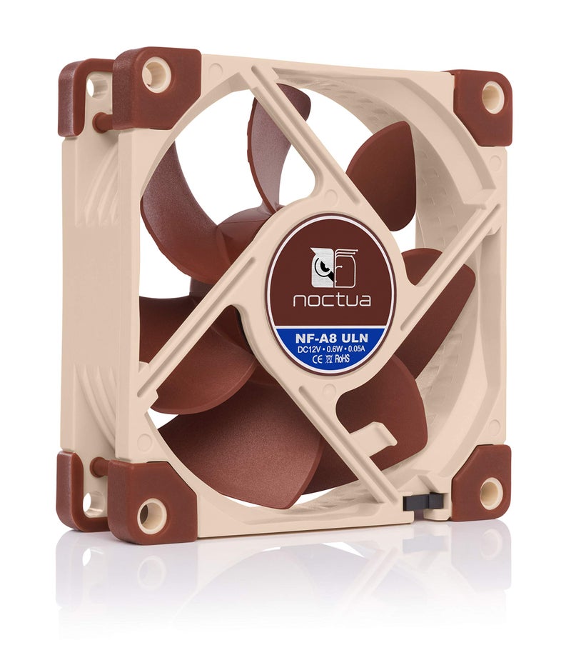 Noctua NF-A8 ULN, Ultra Quiet Silent Fan, 3-Pin (80mm, Brown) - Image 2